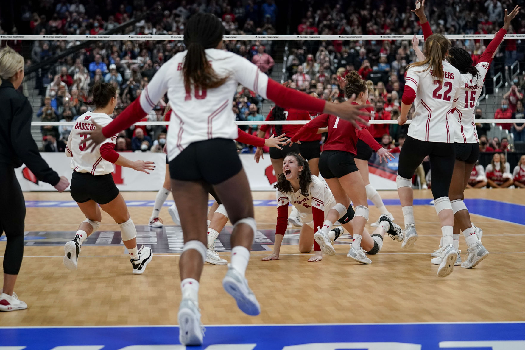 NCAA Wisconsin Nebraska Volleyball